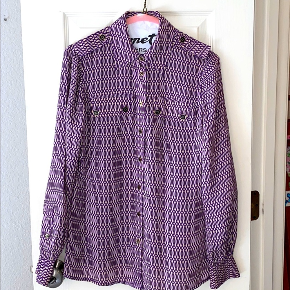 Tory Burch button blouse